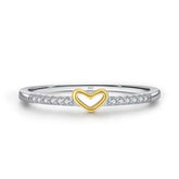 BELLA DAINTY STERLING SILVER STACKABLE RING